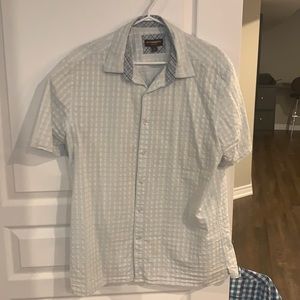 Johnston and Murphy light blue shirt